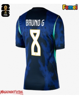 Brazilia Bruno Guimaraes #8 Echipament de Fotbal Replică Mondial 2026 Femei Deplasare Brazilia Bruno Guimaraes #8 Echipament de Fotbal Replică Mondial 2026 Femei Deplasare
